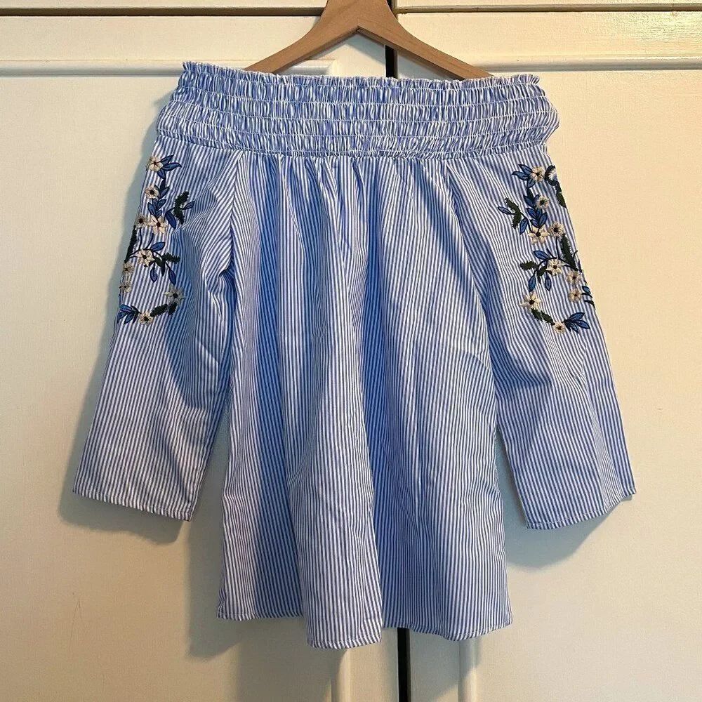 Q&A Off-Shoulder Blouse